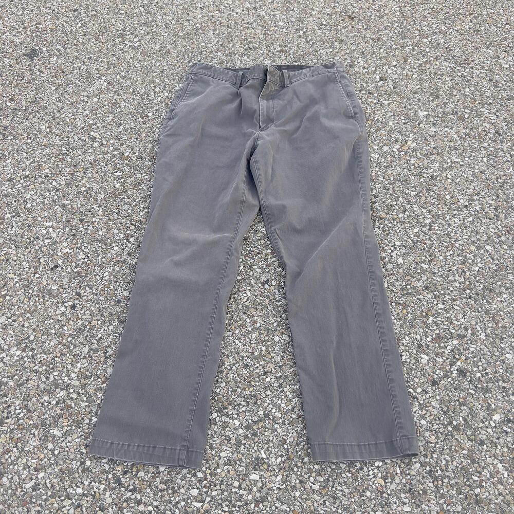 Banana Republic Pants Mens 34x30 Gray Aiden Pant Chino Casual Flat Front